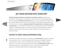 Tablet Screenshot of liroy.com.pl